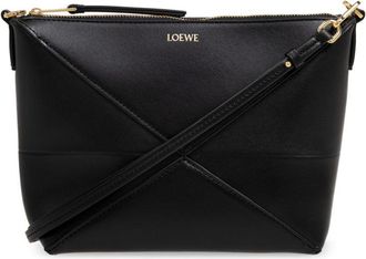 Loewe Puzzle shoulder bag - women - Calf Leather/Suede - One Size - Black