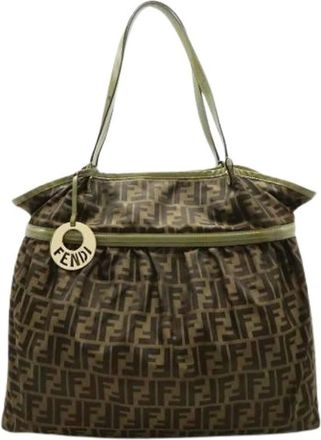 Fendi Pre-owned Tote Bags, female, Brown, Size: ONE SIZE Pre-owned Vintage Tote Bag