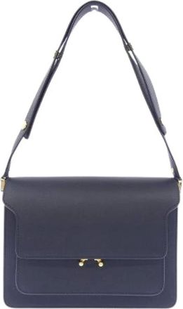 Marni Pre-owned Shoulder Bags, female, Blue, Size: ONE SIZE Pre-owned Leather Shoulder Bag