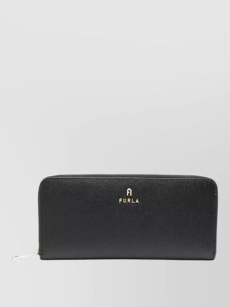 Furla camelia large textured leather wallet
