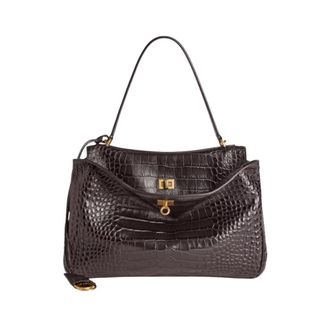 Balenciaga Dames, Tassen, Bruin, Maat: ONE Size Leer