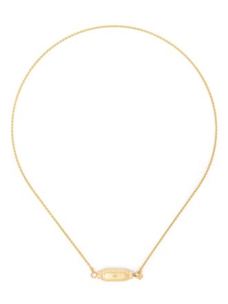 Marie Lichtenberg 18kt yellow gold Micro Locket diamond necklace