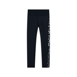 Freddy Leggings 7/8 vita alta a contrasto e stampa argento