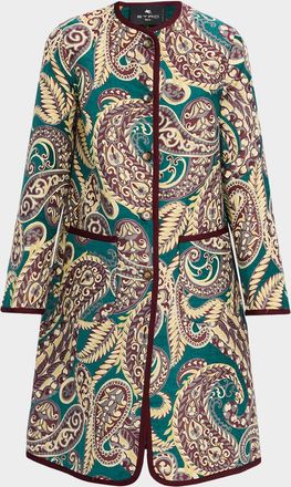 Etro Reversible Jacquard Coat