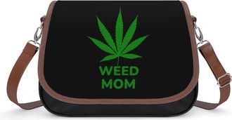Generic I Love My Weed1 Mom Fashion Womens Crossbody Bags Novelty Handbag Shoulder Bag Purse