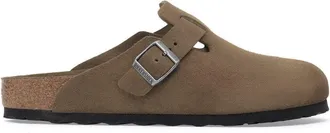 Birkenstock Boston Soft Footbed Suede Leather Size: 45, colour: BROWN