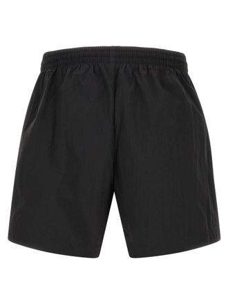Balenciaga Wrinkled Polyamide Shorts - Black
