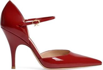 Gianvito Rossi Sofia DOrsay Pump in Red Nappa at Nordstrom, Size 37.5