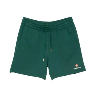 Casablanca Korte Broeken, Heren, Groen, S, Katoen, Casual Shorts