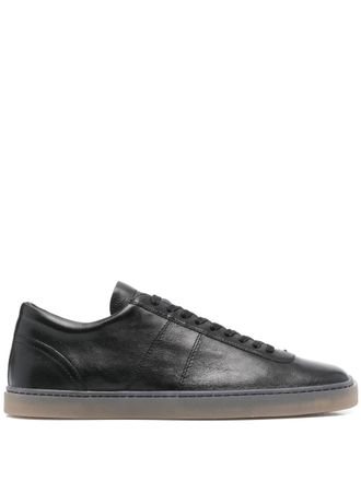 Christophe Lemaire leather sneakers - Black