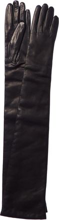 Portolano Leather Cashmere-Lined Long Glove