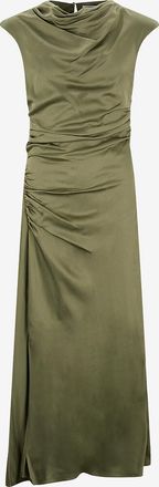 SIMKHAI Langes drapiertes Satinkleid Burke