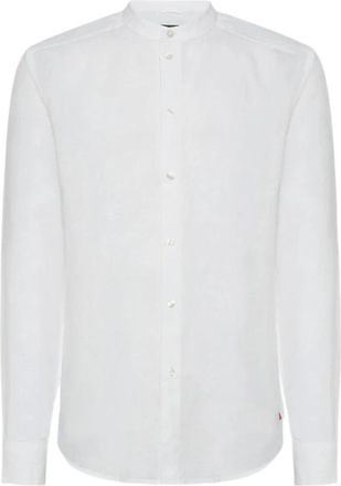 Peuterey Casual Overhemd - Heren - Casual Overhemden - Wit - 2XL - Linnen - Overhemden