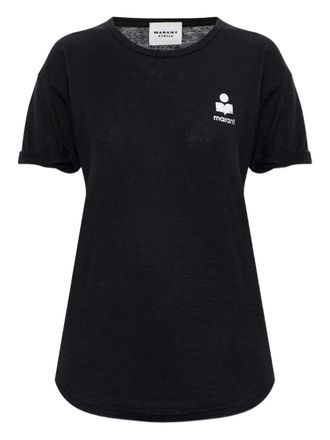 Isabel Marant logo-detail T-shirt - Black