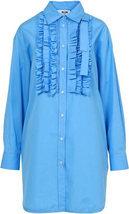 Msgm Dresses Light Blue