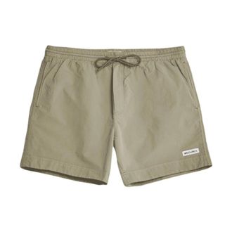 Woolrich Solid Swim Shorts - male - Woolrich - Casual Shorts - Green - XL - Shorts