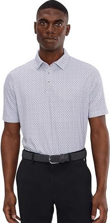Johnston & Murphy Xc+ Ace Performance Polo Mens Clothing Light Gray Card Suit : 3XL, Polyester/Spandex
