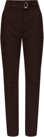 Sportmax Slim-fit Broeken - Dames - Slim Fit Broeken - Bruin - S - Broeken