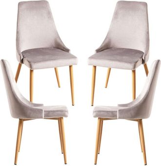 Regalos Miguel Packs Sillas Comedor - Pack 4 Sillas Stoik Wood - Gris