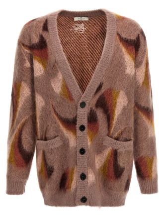 Etro Mens Patterned Cardigan