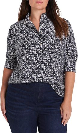 Nic+Zoe Nic & Zoe Plus Etched Hearts Shirt