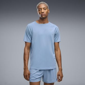 Puma T-shirt da running CLOUDSPUN da uomo, Abbigliamento, Blu, XXL