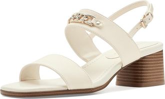 Tommy Hilfiger Mhena Womens Sandals Ivory : 9.5 M, Synthetic