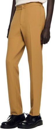Sandro Jersey trousers in Nut at Nordstrom, Size 44 X 33 Eu