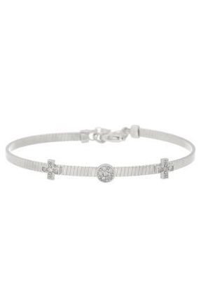 Meshmerise Diamond Bangle Bracelet - 0.05ct. in White at Nordstrom Rack