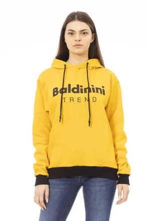 Baldinini yellow Cotton Women Womens Hoodie
