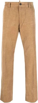 Dsquared2 Broeken - Heren - Straight fit broeken - Bruin - XL - Broeken