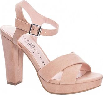 Chinese Laundry Womens Caria Platform Sandal In Tan