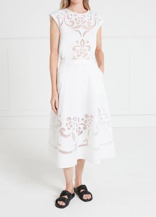 Temperley London Nelle Skirt in White at Nordstrom, Size 8