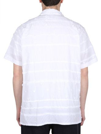 Engineered Garments Embroidered Cotton Shirt - White