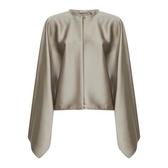 Blanca Vita Capes, female, Beige, Size: ONE SIZE Asymmetric Kimono-Sleeves Jacket