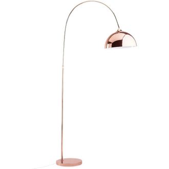 Beliani Lampada da terra rame 160 cm Candella