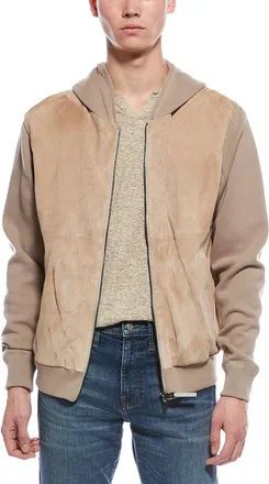 Bogner Diego Cashmere-Blend Suede Jacket