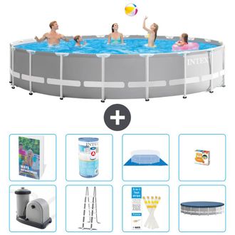 Intex Piscina Prism Frame Redonda - 610x132 Cm - 9-piezas S541