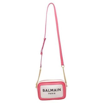 Balmain Pre-owned B-Army 18 Camera Bag - Dames - Pre-owned - Roze - Maat: ONE Size Leer
