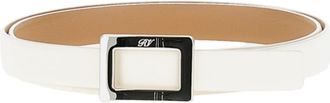 Roger Vivier Sleek Narrow Belt With Distinctive Buckle