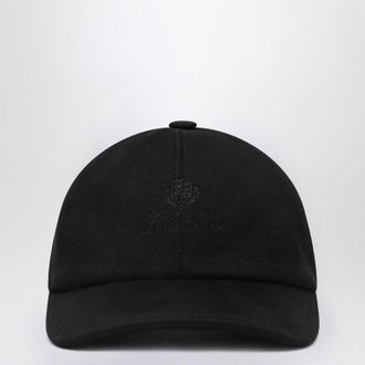 Loro Piana Black cashmere beanie
