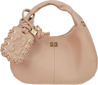 Ganni Bolso Mini Hobo - Bags - Mujer - Marr&oacute;n - ONE SIZE