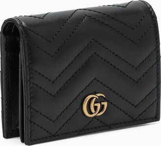 Gucci Gg Marmont Black Small Credit Card Holder