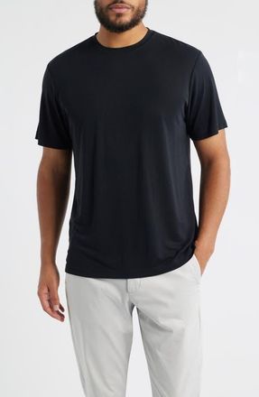 Johnnie-O The Tee Modal Blend Crewneck T-Shirt in Black at Nordstrom, Size Xx-Large