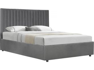 Habitat & Jardin Cama gris 206 x 149 x 121 cm