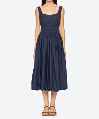Sea New York Emmet Midi Bubble Dress In Navy