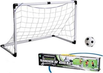 Trade Shop Trade Shop - Porta Da Calcio Con Pallone Da Gioco Allenamento Rigori 128 X 66 X 52 Cm Sport