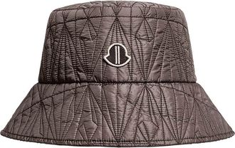 Moncler Brown Logo Bucket Hat