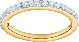 LuvMyJewelry Sabrina 0.50 Cts Natural Diamond Band 14K Gold Ring