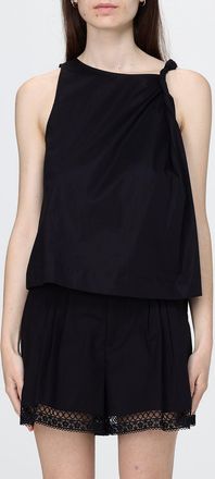 Twinset Top smanicato Twinset in cotone stretch